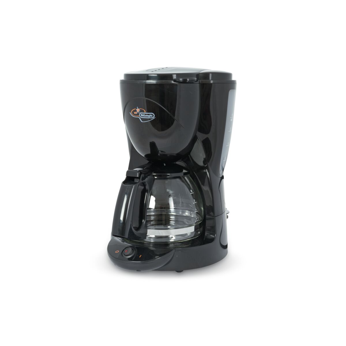 Delonghi 1000W Drip Coffee Maker Black and Clear DELONGHI All